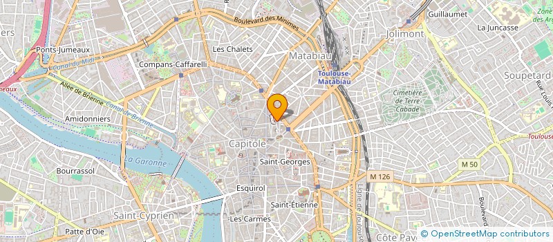 localisation de l'entreprise ETINCELLE POST- PRODUCTION à TOULOUSE