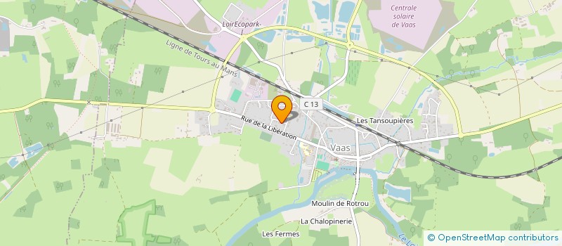 localisation de l'entreprise ETINCELLE VEDAQUAISE à VAAS