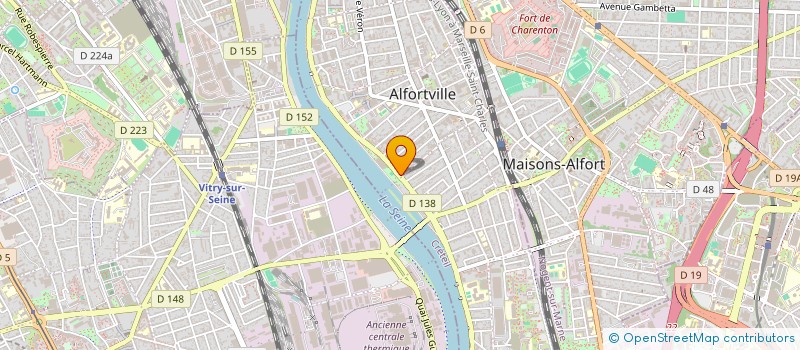 localisation de l'entreprise ETINCELLES & CO à ALFORTVILLE