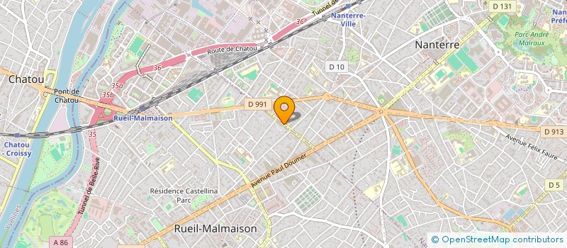 localisation de l'entreprise ETINCELLES COACHING à RUEIL-MALMAISON