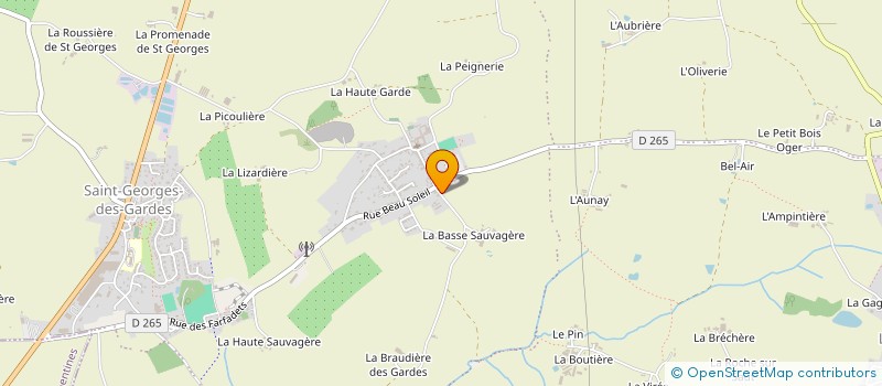 localisation de l'entreprise ETINCELLES DE GAZELLE à CHEMILLE-EN-ANJOU