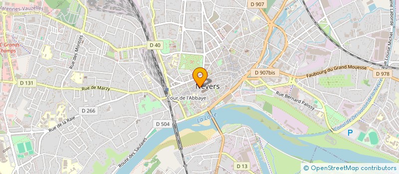 localisation de l'entreprise ETINCELLES DE LA LOIRE SAS à NEVERS