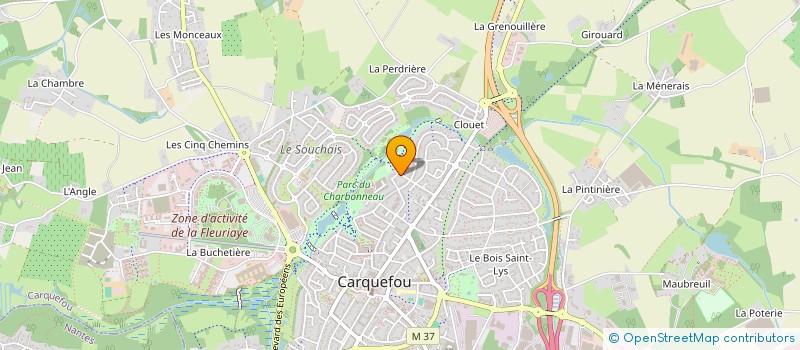 localisation de l'entreprise ETINCELLES RP à CARQUEFOU