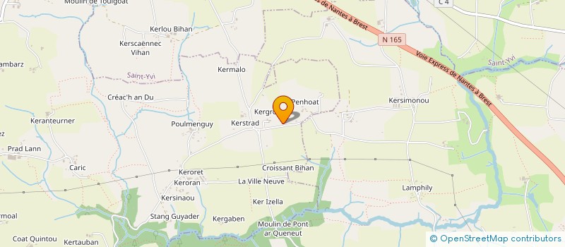 localisation de l'entreprise ETIO  LA FORET-FOUESNANT