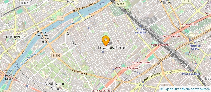 localisation de l'entreprise ETIO EVENTS à LEVALLOIS-PERRET