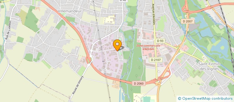 localisation de l'entreprise ETIP à VILLEMANDEUR