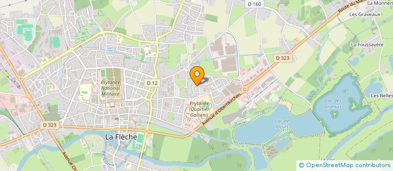 localisation de l'entreprise ETIQ-IMPRIM  LA FLECHE