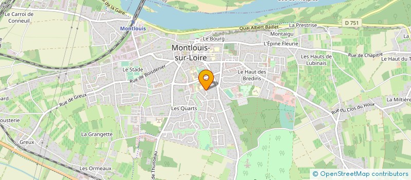 localisation de l'entreprise ETIQ INDUSTRIE à MONTLOUIS-SUR-LOIRE