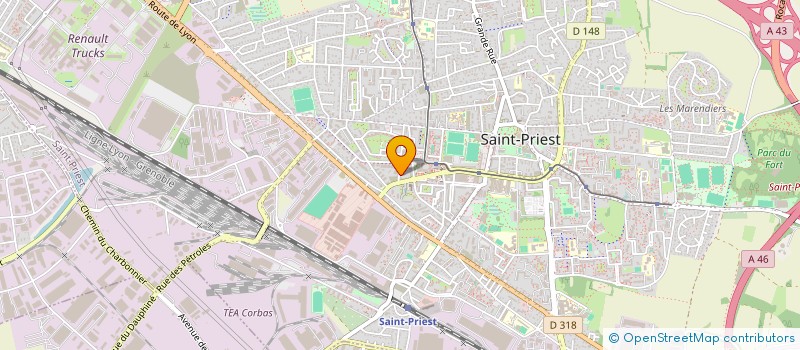 localisation de l'entreprise ETIQ OSTRO CONSEILS à SAINT-PRIEST