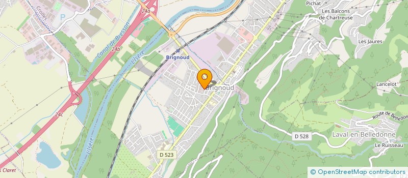localisation de l'entreprise ETIQ'SYSTEMS RUBANS à FROGES