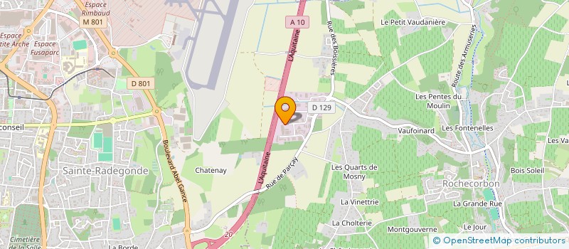 localisation de l'entreprise ETIQROLL à ROCHECORBON