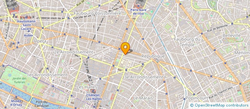 localisation de l'entreprise ETIQUETAGE A FACON à PARIS