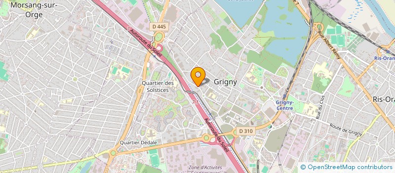 localisation de l'entreprise ETIQUETTES TECHNIQUES ET INDUSTRIELLES à GRIGNY