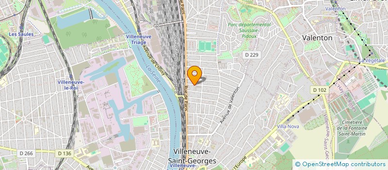 localisation de l'entreprise ETIR à VILLENEUVE-SAINT-GEORGES