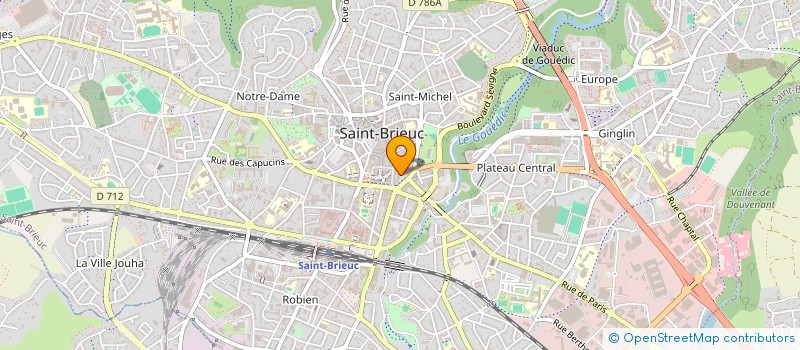 localisation de l'entreprise ETIS à SAINT-BRIEUC