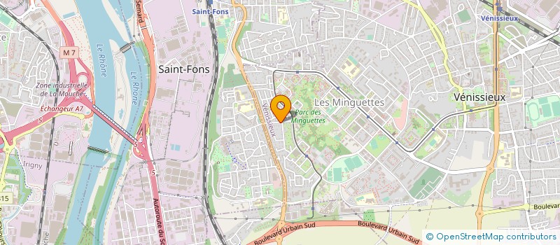 localisation de l'entreprise ETISALAT DISTRI  VENISSIEUX