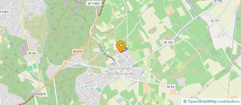 localisation de l'entreprise ETISAYA  SAINT-GENIES-DES-MOURGUES