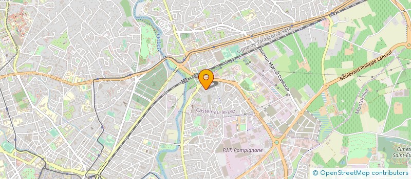 localisation de l'entreprise ETISEO  CASTELNAU-LE-LEZ