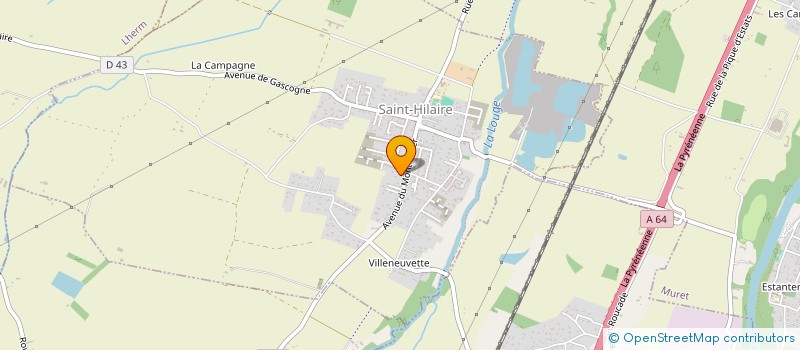 localisation de l'entreprise ETITEP  SAINT-HILAIRE