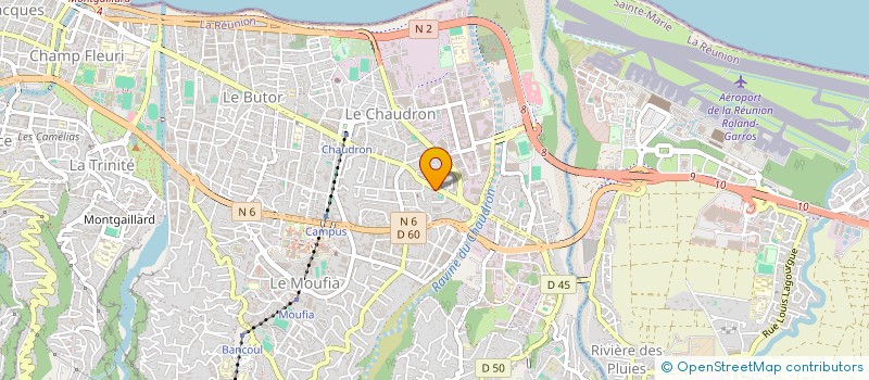 localisation de l'entreprise ETIVAL AUTO à SAINT-DENIS