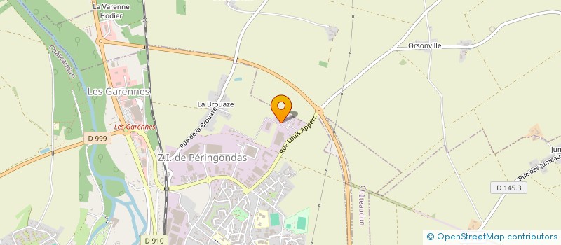 localisation de l'entreprise ETIVOL à CHATEAUDUN