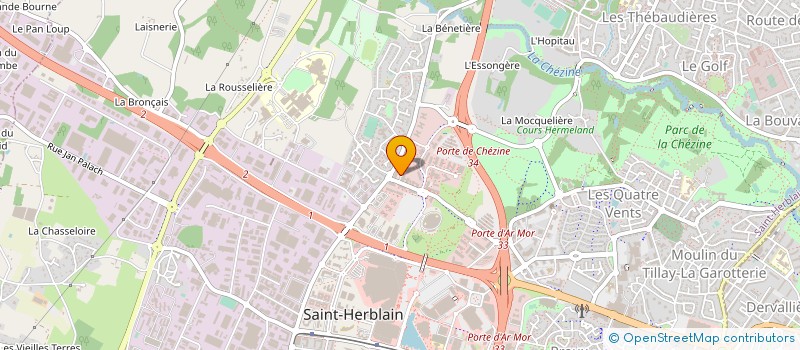 localisation de l'entreprise ETIX EVERYWHERE FRANCE  SAINT-HERBLAIN