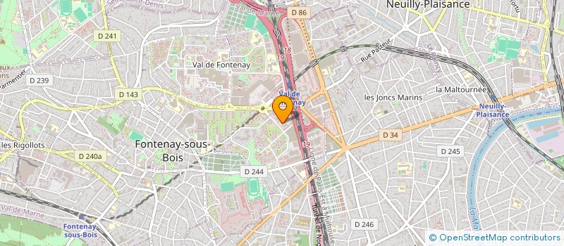 localisation de l'entreprise ETIX WAY à NOISY-LE-GRAND