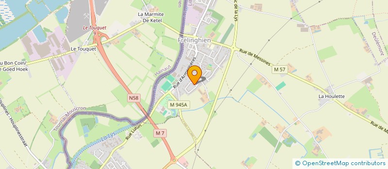 localisation de l'entreprise ETJC NETWORK  FRELINGHIEN