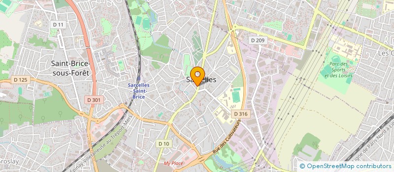 localisation de l'entreprise ETK à SARCELLES
