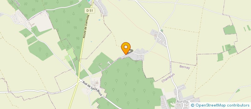 localisation de l'entreprise ETKE LA FERME  LE PLESSIS-GROHAN