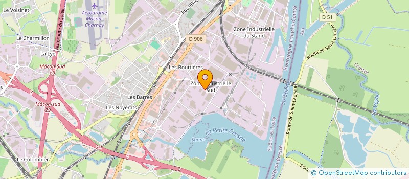 localisation de l'entreprise ETL à MACON