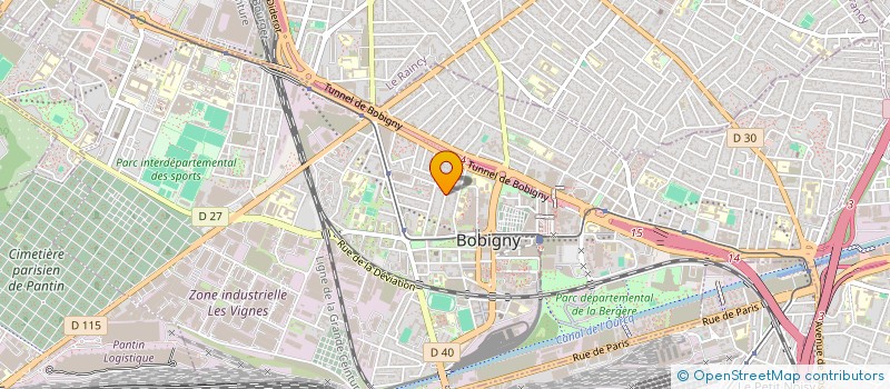 localisation de l'entreprise ETL à BOBIGNY