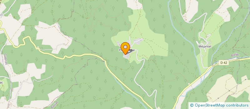 localisation de l'entreprise ETL  BARJAC