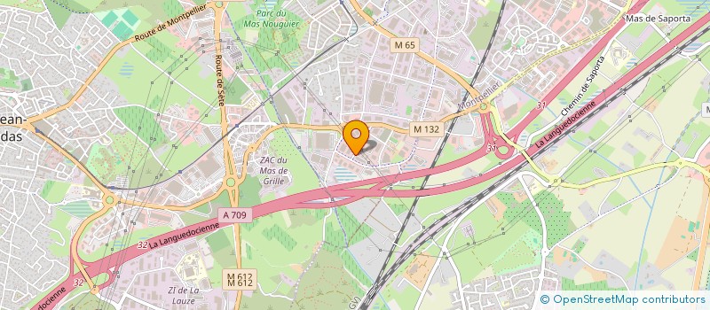 localisation de l'entreprise ETL LOGISTICS à MONTPELLIER