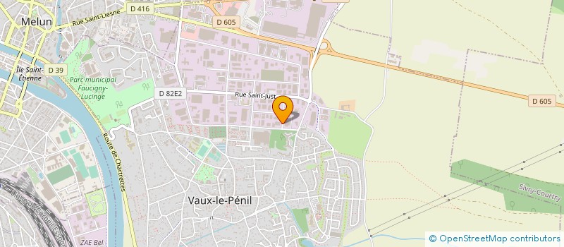 localisation de l'entreprise ETLEC CONCEPT à VAUX-LE-PENIL