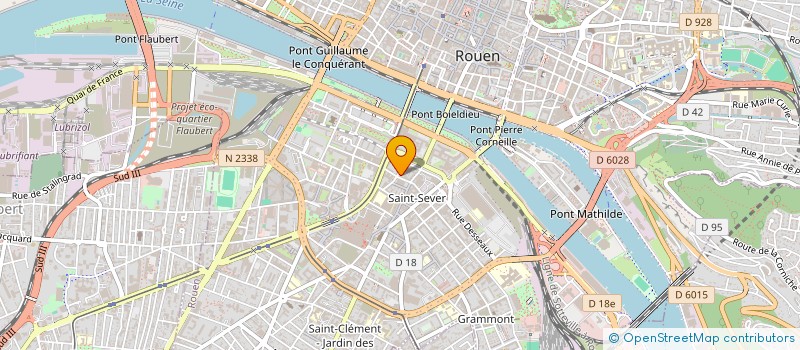 localisation de l'entreprise ETM à ROUEN