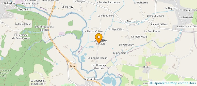 localisation de l'entreprise ETM  BRETEIL