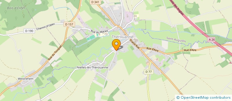 localisation de l'entreprise ETM ESTAIRES  THEROUANNE