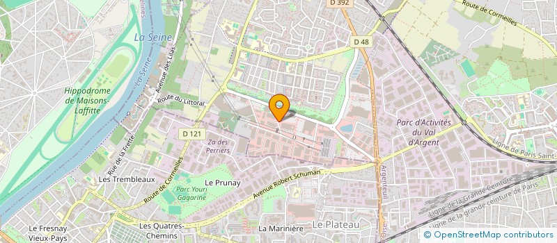 localisation de l'entreprise ETMB HOLDING  CORMEILLES-EN-PARISIS