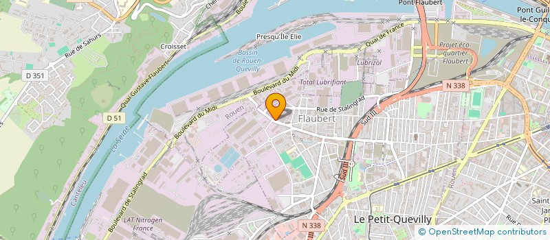 localisation de l'entreprise ETMI à LE PETIT-QUEVILLY