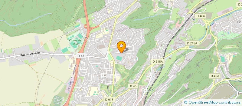 localisation de l'entreprise ETMOCEL à LONGWY