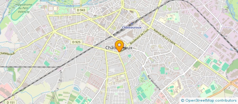 localisation de l'entreprise ETMP IMMO à CHATEAUROUX