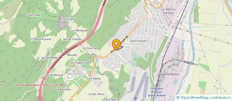 localisation de l'entreprise ETMS à CHATEAU-ARNOUX-SAINT-AUBAN