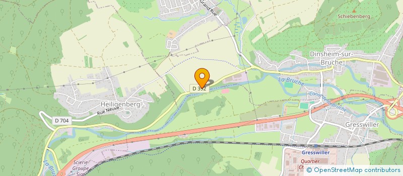 localisation de l'entreprise ETMS  DINSHEIM-SUR-BRUCHE