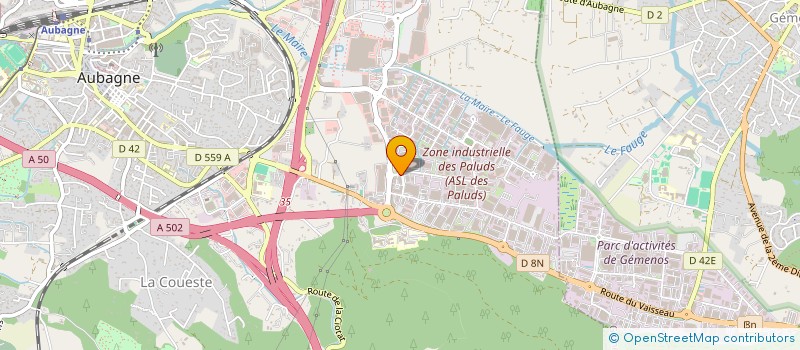 localisation de l'entreprise ETN à AUBAGNE