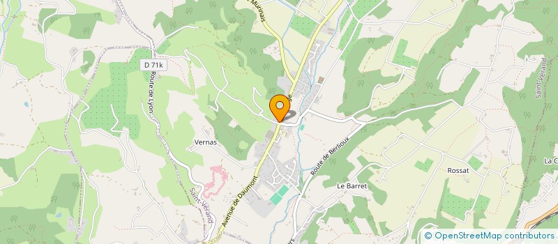 localisation de l'entreprise ETN BES  SAINT-VERAND