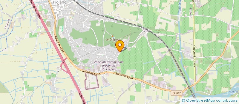 localisation de l'entreprise ETN EXPRESS à PIOLENC