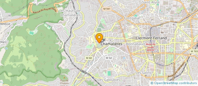localisation de l'entreprise ETNA à CHAMALIERES