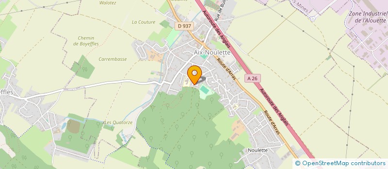 localisation de l'entreprise ETNA  AIX-NOULETTE