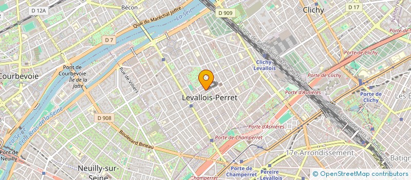 localisation de l'entreprise ETNA à LEVALLOIS-PERRET